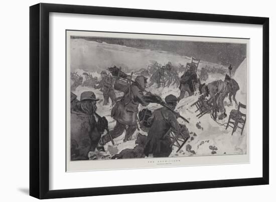 The Snow-Storm-Daniel Urrabieta Vierge-Framed Giclee Print