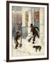 The Snow Sweepers-null-Framed Giclee Print