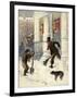 The Snow Sweepers-null-Framed Giclee Print