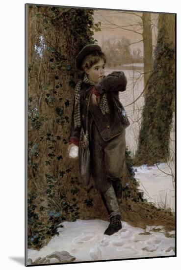 The Snowball Fight, c.1870-James Hayllar-Mounted Giclee Print