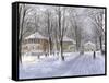 The Snowball Fight-Stanton Manolakas-Framed Stretched Canvas