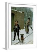 The Snowball, Guilty or Not Guilty, from the Pears Annual, Christmas, 1906-H. Pittard-Framed Giclee Print