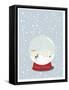 The Snowball with the Snow Around-null-Framed Stretched Canvas