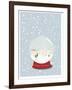 The Snowball with the Snow Around-null-Framed Giclee Print