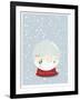 The Snowball with the Snow Around-null-Framed Giclee Print