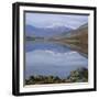 The Snowdon Range from Capel Curig Across Llynnau Mymbr, Snowdonia National Park, North Wales, UK-Roy Rainford-Framed Photographic Print