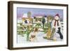 The Snowman and His Friends-Catherine Bradbury-Framed Giclee Print
