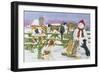 The Snowman and His Friends-Catherine Bradbury-Framed Giclee Print