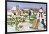 The Snowman and His Friends-Catherine Bradbury-Framed Giclee Print