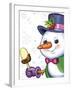 The snowman and ice-cream-Olga And Alexey Drozdov-Framed Giclee Print