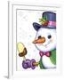 The snowman and ice-cream-Olga And Alexey Drozdov-Framed Giclee Print