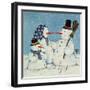 The Snowman Family, 1997-Christian Kaempf-Framed Giclee Print