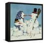 The Snowman Family, 1997-Christian Kaempf-Framed Stretched Canvas