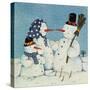 The Snowman Family, 1997-Christian Kaempf-Stretched Canvas