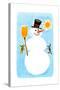 The Snowman! - Jack & Jill-Ed Emberley-Stretched Canvas