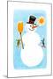 The Snowman! - Jack & Jill-Ed Emberley-Mounted Giclee Print