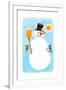 The Snowman! - Jack & Jill-Ed Emberley-Framed Giclee Print