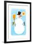 The Snowman! - Jack & Jill-Ed Emberley-Framed Giclee Print