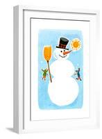 The Snowman! - Jack & Jill-Ed Emberley-Framed Giclee Print