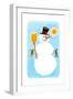 The Snowman! - Jack & Jill-Ed Emberley-Framed Giclee Print