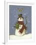 The Snowman's Gift-Margaret Wilson-Framed Giclee Print