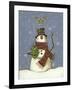 The Snowman's Gift-Margaret Wilson-Framed Giclee Print