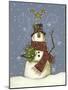 The Snowman's Gift-Margaret Wilson-Mounted Giclee Print