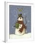 The Snowman's Gift-Margaret Wilson-Framed Giclee Print