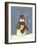 The Snowman's Gift-Margaret Wilson-Framed Premium Giclee Print