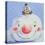 The Snowman's Head-David Cooke-Stretched Canvas