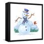 The Snowman Spin - Humpty Dumpty-null-Framed Stretched Canvas