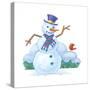 The Snowman Spin - Humpty Dumpty-null-Stretched Canvas