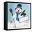 The Snowman-Christian Kaempf-Framed Stretched Canvas