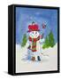 The Snowman-Diane Matthes-Framed Stretched Canvas