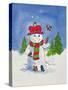 The Snowman-Diane Matthes-Stretched Canvas