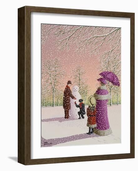 The Snowman-Peter Szumowski-Framed Giclee Print