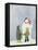 The Snowman-Margaret Loxton-Framed Stretched Canvas