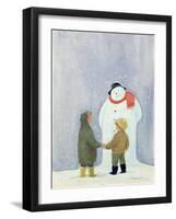 The Snowman-Margaret Loxton-Framed Giclee Print