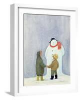 The Snowman-Margaret Loxton-Framed Giclee Print