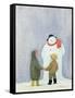 The Snowman-Margaret Loxton-Framed Stretched Canvas