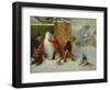 The Snowman-Edward Charles Barnes-Framed Giclee Print