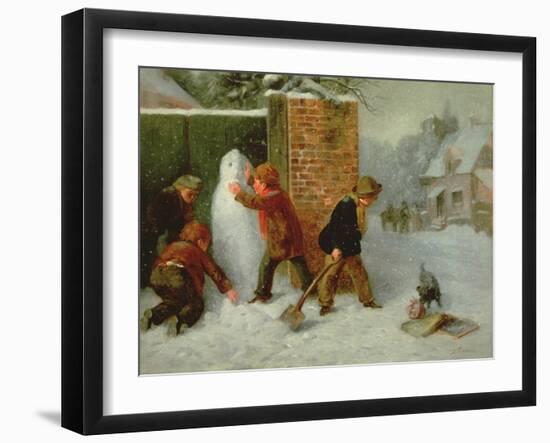 The Snowman-Edward Charles Barnes-Framed Giclee Print