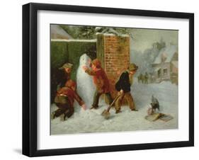 The Snowman-Edward Charles Barnes-Framed Giclee Print