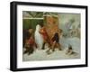 The Snowman-Edward Charles Barnes-Framed Giclee Print