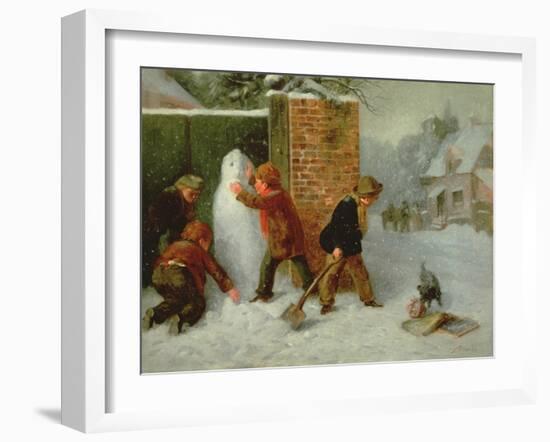 The Snowman-Edward Charles Barnes-Framed Giclee Print