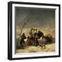 The Snowstorm, 1786-87-Francisco de Goya-Framed Giclee Print