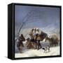 The Snowstorm by Francisco De Goya-null-Framed Stretched Canvas