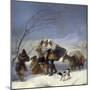 The Snowstorm by Francisco De Goya-null-Mounted Photographic Print