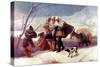 The Snowstorm-Francisco de Goya-Stretched Canvas