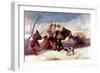 The Snowstorm-Francisco de Goya-Framed Art Print